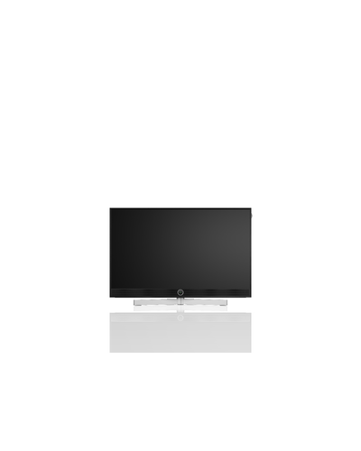 1_Loewe_stellar_42_black_tablestand_front_withreflection.png